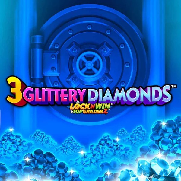 Play 3 Glittery Diamonds slot by PearFiction Studios on uspins.co.nl