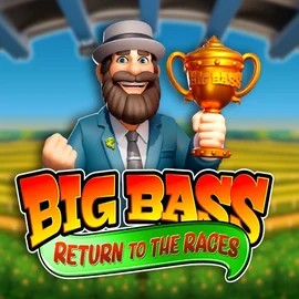 Big Bass Return to the Races logo by Pragmatic Play Uspin Casino