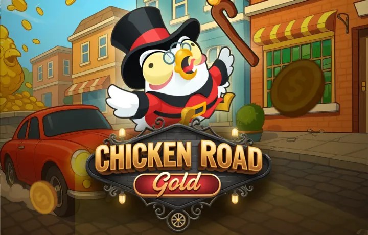 Chicken Road Gold logo – Casino Games by InOut at Uspin Casino