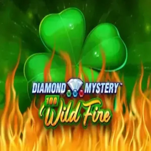 Diamond Mystery 100 Wild Fire by Greentube, showcased at uspins.co.nl – game logo
